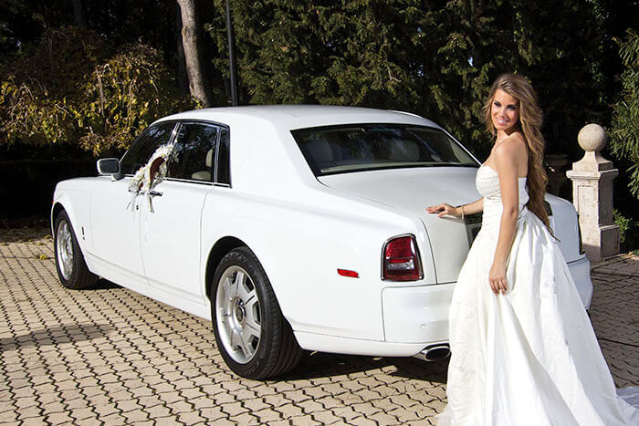 alquiler de rolls royce phantom blanco en alicante 2007 bodas eventos rodajes jj dluxe cars