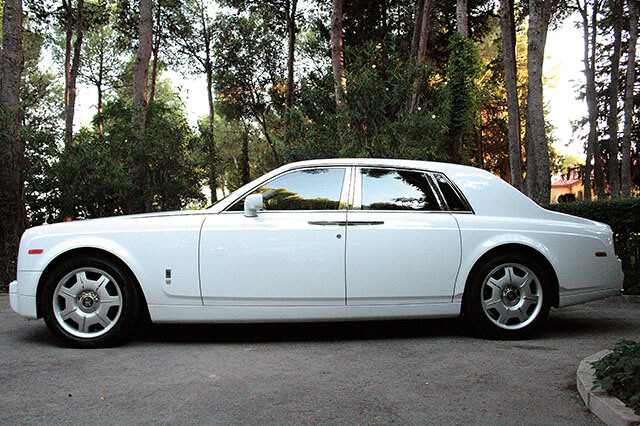alquiler de rolls royce phantom blanco en alicante 2007 bodas eventos rodajes jj dluxe cars