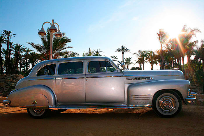 alquiler cadillac deville sedan plata 1949 coches clasicos antiguos vintage bodas eventos rodajes alicante jjdluxe cars