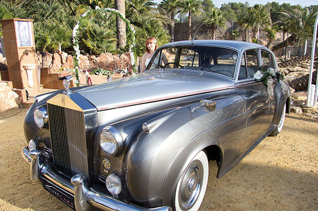 alquiler de rolls royce silver cloud plata 1957 bodas eventos rodajes jj dluxe cars alicante